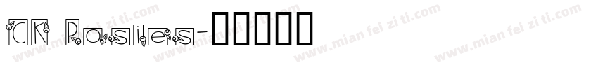 CK Posies字体转换